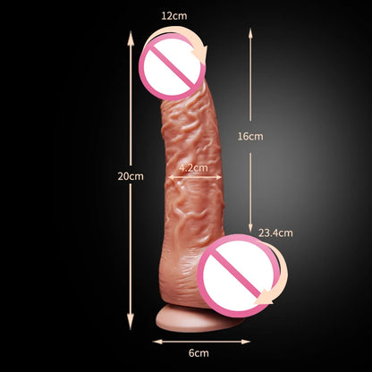 JIUUY Realistic Dildo With Suction Cup Huge Jelly Fake Dick Big Penis Dildos Sex Toys for Woman Men Anal Butt Plug Adult Erotic