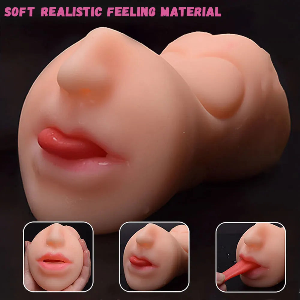 Sex toys Male Masturbator Toys 3in1 Realistic Vagina Anal Sex Simulation