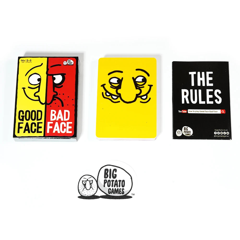 Good Face Bad Face Card Game