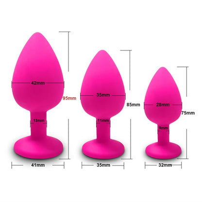 Soft Silicone Anal Butt Plug Men Prostate Massager Adult Gay Products Ass Stuffed Anal Trainer Unisex Sex Toys for Couples Goods