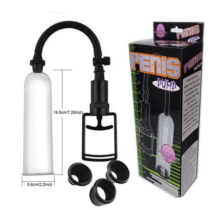 Powerful Penis Pump Extender Enhancement For Man Vacuum Big Dick Trainer Male Lasting Sex Toys