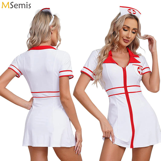 Women Nurse Uniform Short Sleeve