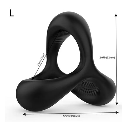 Penis Ring Silicone Semen Lock Ring Delay Ejaculation High Elasticity Time Lasting Cock Rings Adults Sex Toys For Men Couples