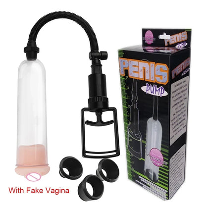 Powerful Penis Pump Extender Enhancement For Man Vacuum Big Dick Trainer Male Lasting Sex Toys