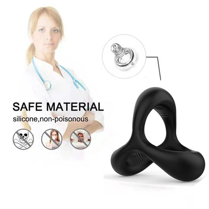 Penis Ring Silicone Semen Lock Ring Delay Ejaculation High Elasticity Time Lasting Cock Rings Adults Sex Toys For Men Couples