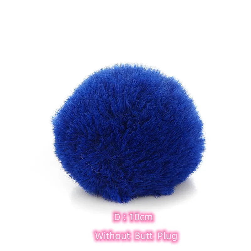 Exotic Anus Plug Toys with Separable Fox Tail Metal Butt Plug