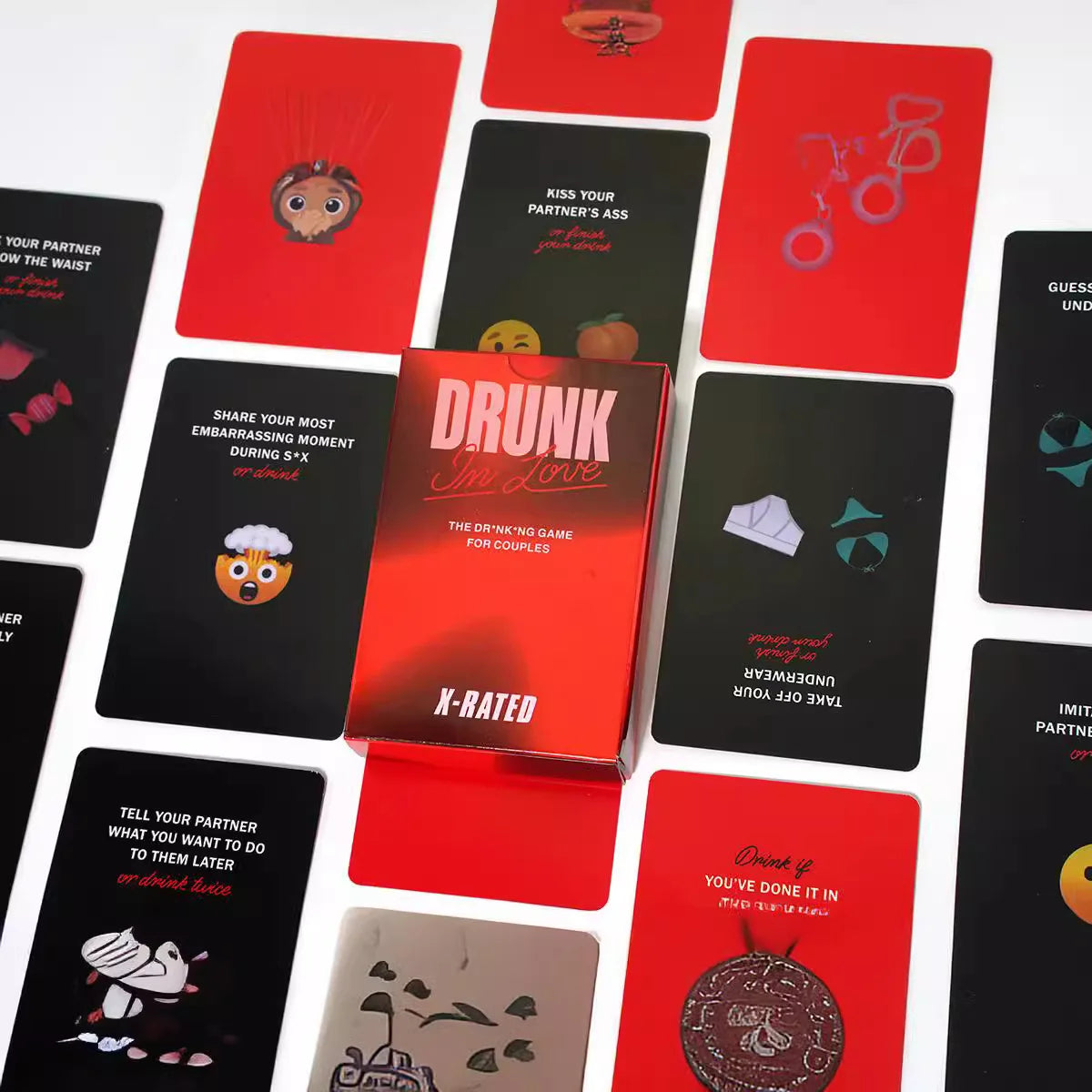 Drunk In Love - Original Couples Drinking Card Game for Adults