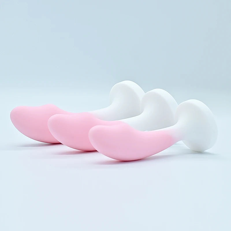 Silicone Anal Plug Crystal Base Butt Plug