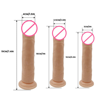 Realistic Soft Dildo Adult Sex Toy