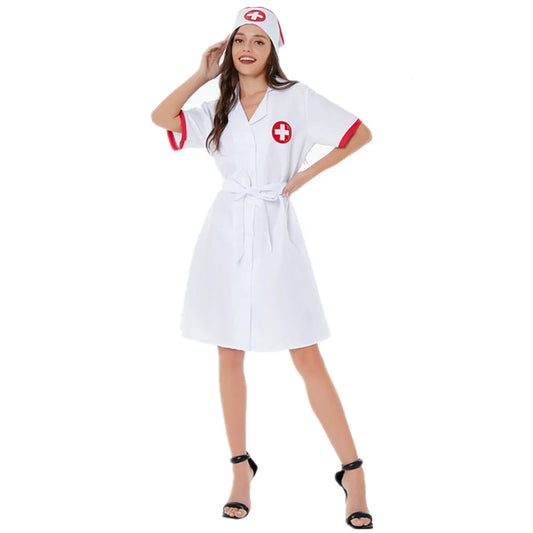 3Pcs/Set Sexy Lingerie Nurse Uniform Outfit