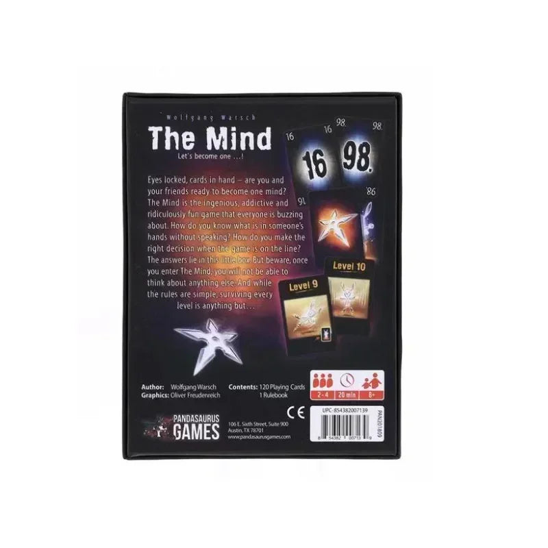 The Mind tarot Card Game Party Card Board Game The Game The Mind