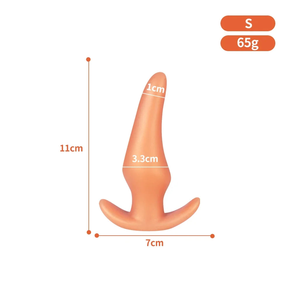 Soft Silicone Anal Plugs 7.8cm Butt Plug For Woman Anal Toy Plug AnaĺE Femme Dilatador Anaĺ Xxl ButtPlug For Man Plug Sport