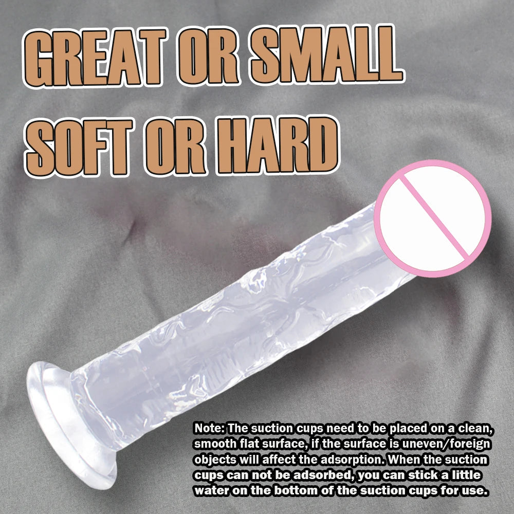 Realistic Soft Dildo Adult Sex Toy