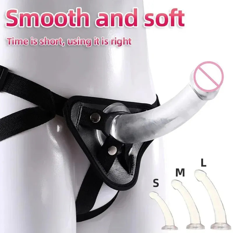 Men Strap On Dildo Panties Wearable Massager