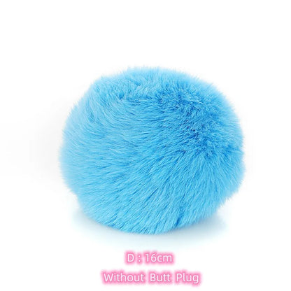 Exotic Anus Plug Toys with Separable Fox Tail Metal Butt Plug