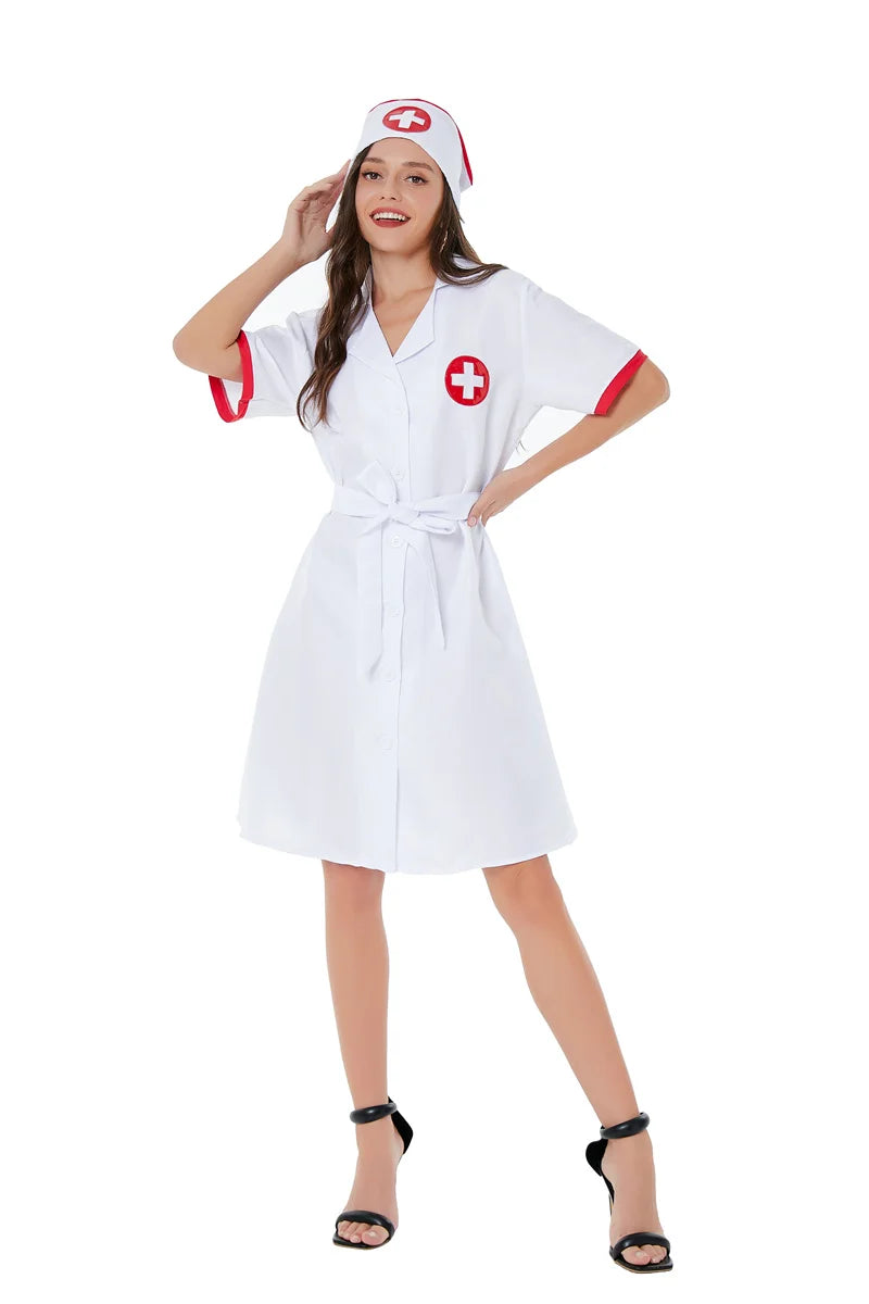 3Pcs/Set Sexy Lingerie Nurse Uniform Outfit