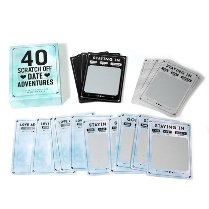 40 Scratch Off Date Adventure - Card Game