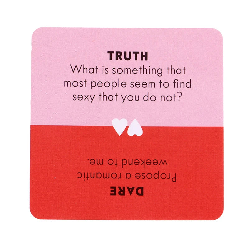 Truth Or Dare For Couples - Card Game