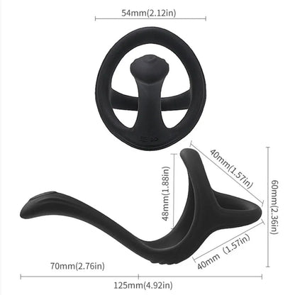 Penis Ring Silicone Semen Lock Ring Delay Ejaculation High Elasticity Time Lasting Cock Rings Adults Sex Toys For Men Couples