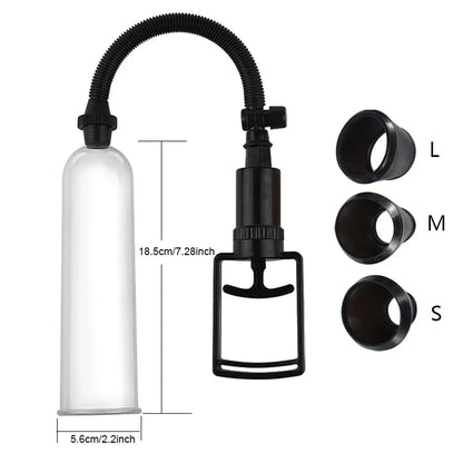 Powerful Penis Pump Extender Enhancement For Man Vacuum Big Dick Trainer Male Lasting Sex Toys