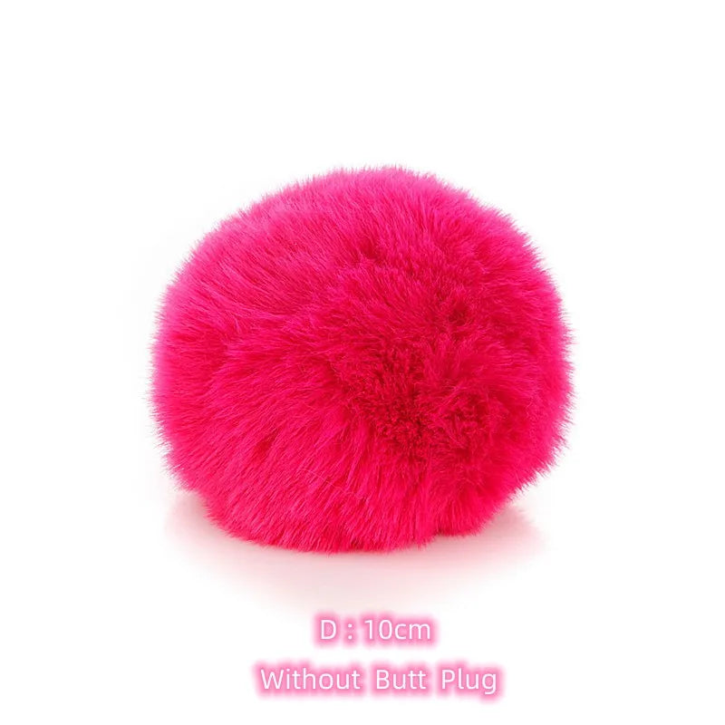 Exotic Anus Plug Toys with Separable Fox Tail Metal Butt Plug