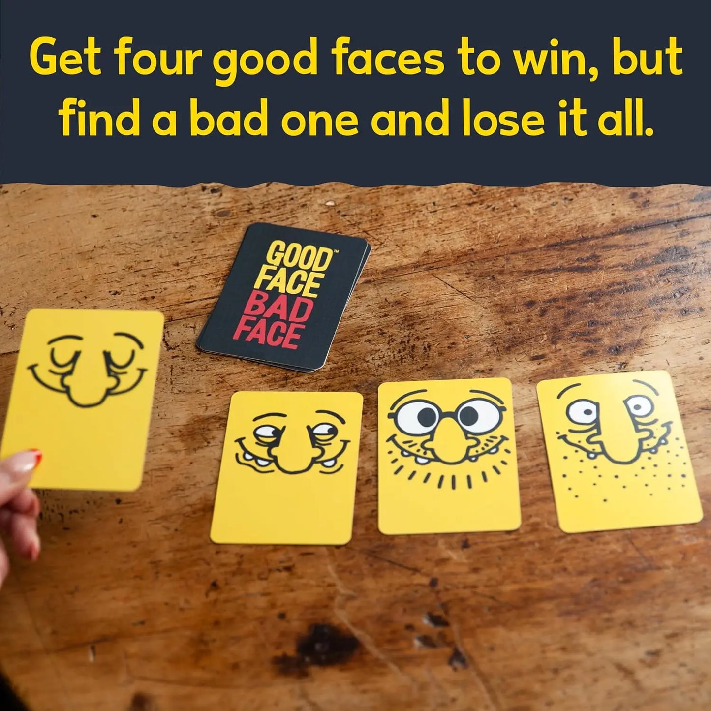 Good Face Bad Face Card Game