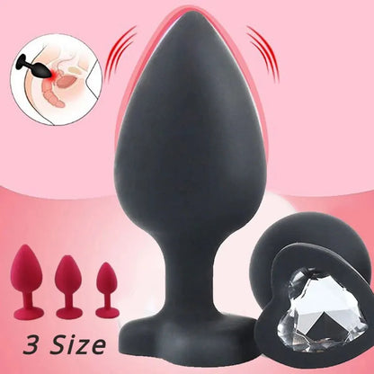 Soft Silicone Anal Butt Plug Men Prostate Massager Adult Gay Products Ass Stuffed Anal Trainer Unisex Sex Toys for Couples Goods