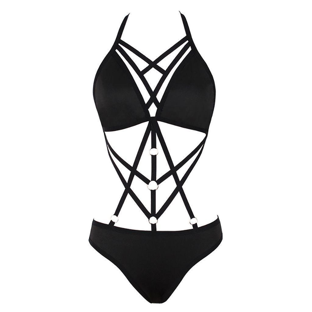 Ladies Hollow Underwear Set