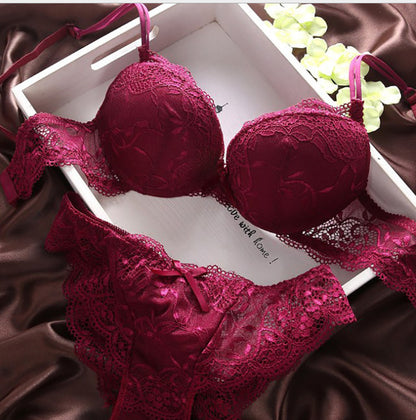 Sexy Lingerie Full Lace Bra Set