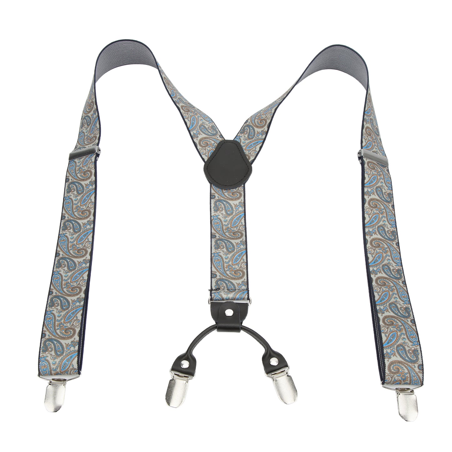 Mens Suspenders 1.4x45.3in Sturdy Durable Metal Clip Y Back Great Comfort Adjustable Mens Dress Suspenders for Adult