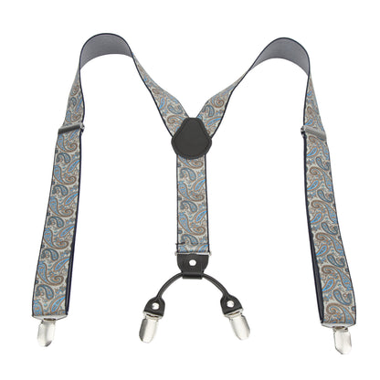 Mens Suspenders 1.4x45.3in Sturdy Durable Metal Clip Y Back Great Comfort Adjustable Mens Dress Suspenders for Adult