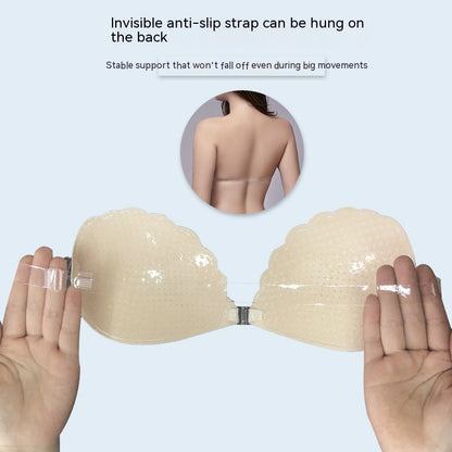 Women's Fashion Simple Lace Lingerie Straps Silicone Nubra