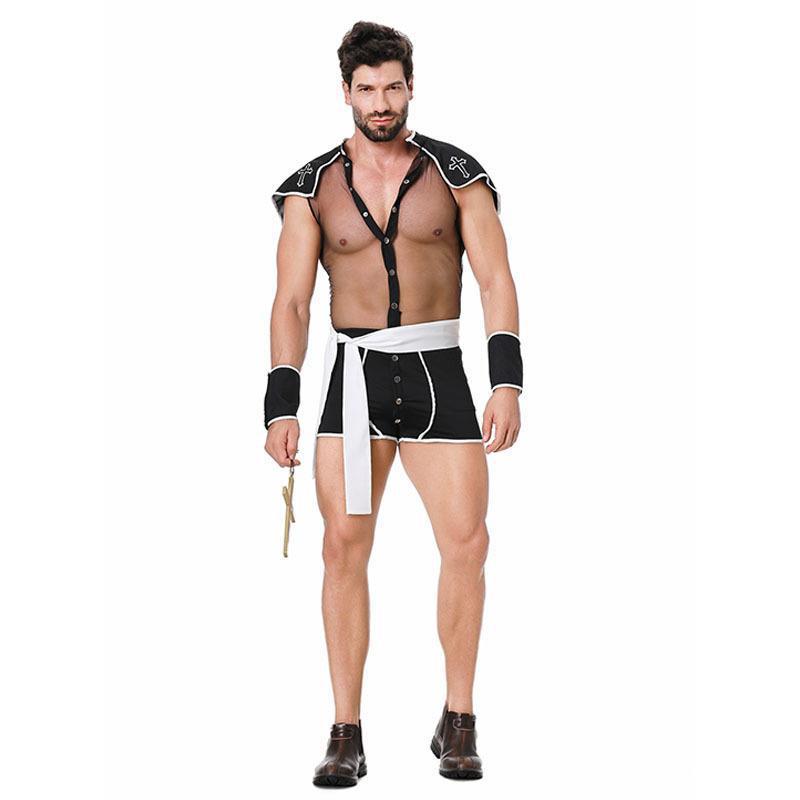 Men's Sexy Mesh One-piece Sexy Lingerie Suit