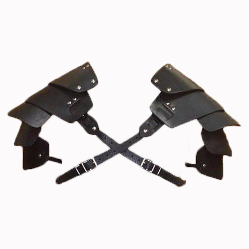 Men's Leather Chest Protection Shoulder Armor
